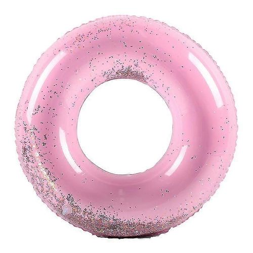 Anneau De Natation Gonflable Flotteur De Piscine Transparent Rainbow Sequins, Summer Water Toy Pool Party Pour Les Enfants60cm)