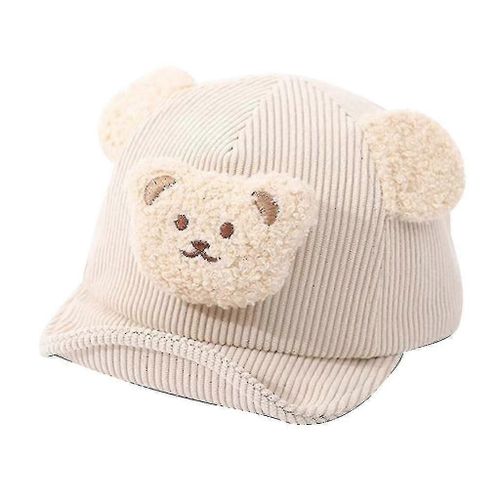 Casquette Décorative D¿Ours Mignon Pour 8-36m Enfant Pour Garder Au Chaud Chapeau De Baseball