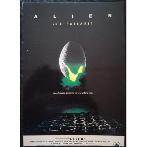 Carte Postale Cinema / Alien Le 8eme Passager / Sigourney Weaver / Ridley Scott