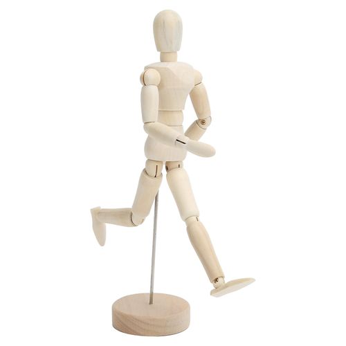 Mannequin en bois 21,7 cm de haut Artiste Mobile, Réglable, Dessin, Modèles Humains pour les ornements de la maison