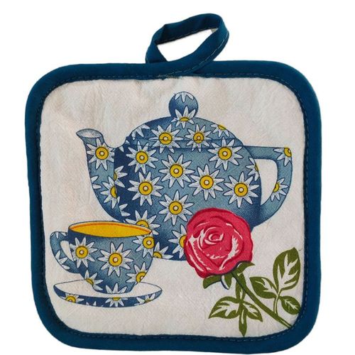 1 pièce 16.5x16.5cm coton à coudre carré résistant à la chaleur support de Pot coussinets de Table napperon de cuisine outil de cuisson