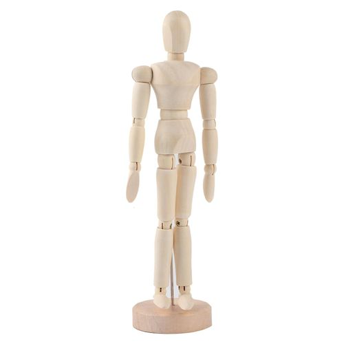 Art Class Figure En Bois Mâle Manikin Mannequin Bois Modèle Mobile Affichage Artisanat 8inch