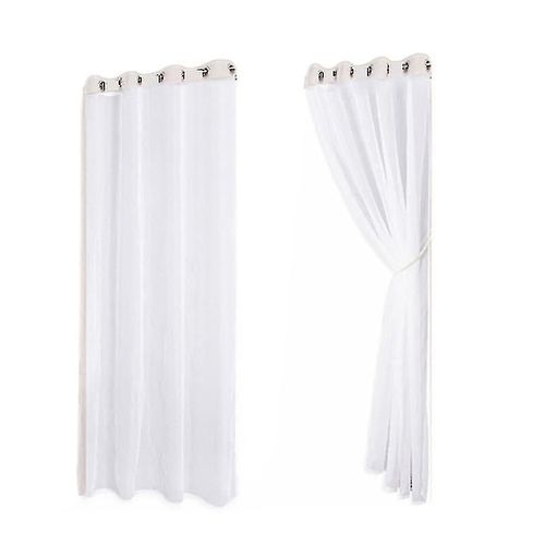 2pcs Rideau Extérieur Pour Patio Détachable Pour Rideau Transparent Imperméable Facile À L¿Eau Pour Porche Jardin Gazebo
