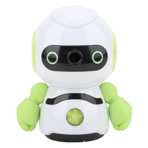 Taille-Crayon Manuel Vert Robot Forme Abs Papeterie En Plastique Fournitures Scolaires