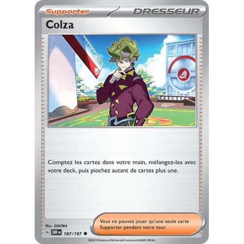 Carte Pokémon - Colza - 187/197 - Ev3 Flammes Obsidiennes