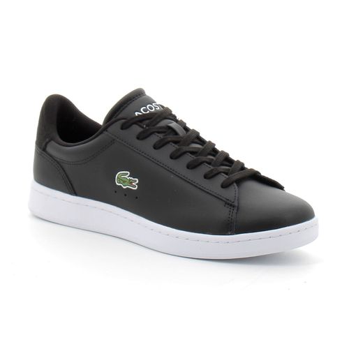 Lacoste Basket En Cuir Carnaby Set Noir
