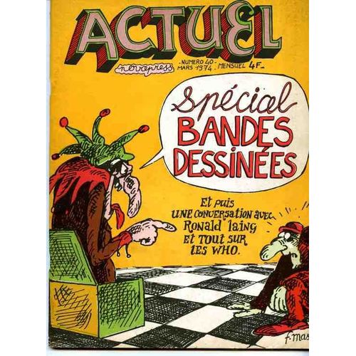Actuel N° 40 : Spécial Bandes Dessinées