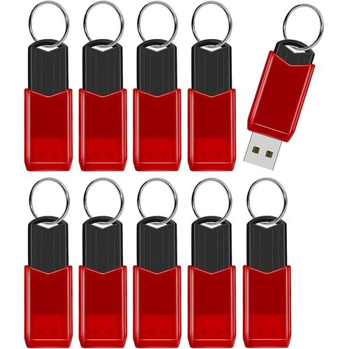 Lot De 10 Clés Usb 2.0 16 Go Multicolore Stockage De Données[X1928]