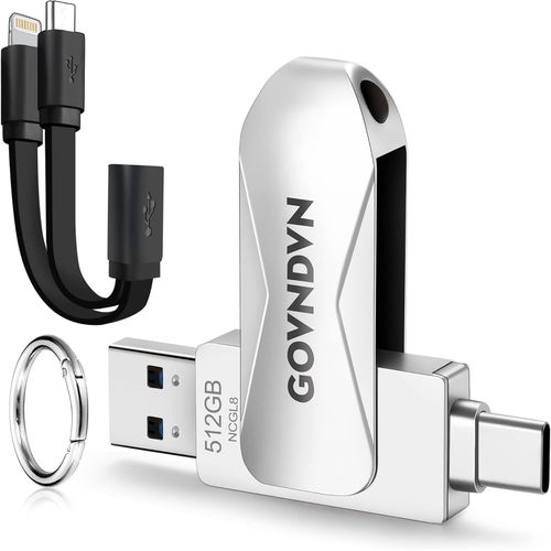 Clé Usb 4 En 1 Pour Iphone 512 Go[X1972]