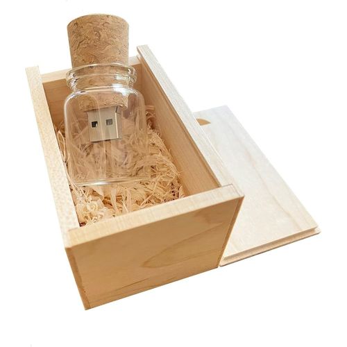 1 Jolie Clé Usb Avec Boîte En Érable (2,0/4 Go)[X1515]