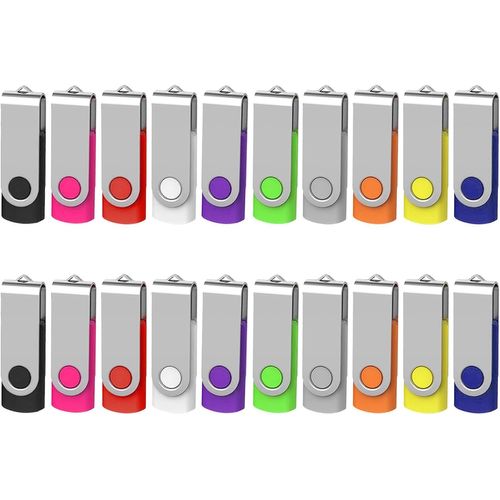 Lot De 20 Clés Usb 2.0 Haute Vitesse 4 Go[X2317]