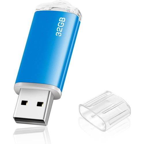 Clé Usb32Gb Pen Drive 32Gb Usb Flash Drive Memory Stick 32Gb (Blue)[X778]