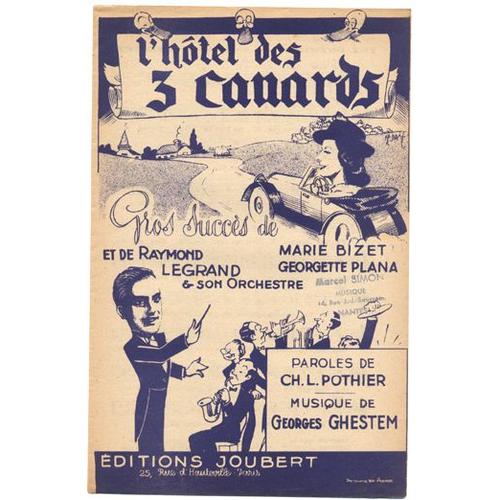 Hôtel Des 3 Canards (L') / 1941 / Marie Bizet, Georgette Plana, Raymond Legrand