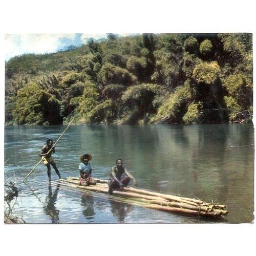 Carte Postale - Pirogue De Bambous - Madagascar