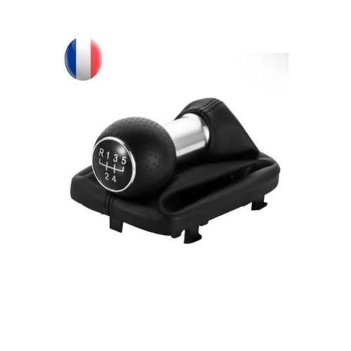 Pommeau Soufflet Levier 5 Vitesses Pour Audi A3 2001 À 2003 S3 2001 À 2003 Chrome Diam 12mm