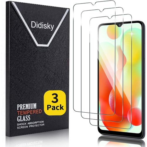 Lot De 3 Protecteur Verre Trempé Pour Redmi 12c, Xiaomi Redmi A3,Film Protection Écran, Dureté 9h, Pas De Bulles, Haute Définition