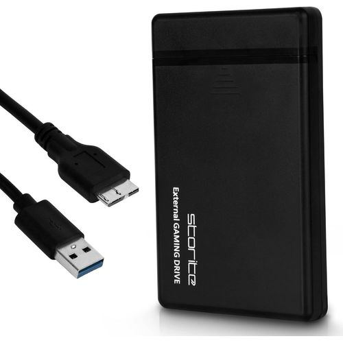Disque Dur Externe De Jeu 1 To, Disque Dur 2,5 Pouces, Disque Dur Externe Portable Usb 3.0, Stockage Et Sauvegarde, Lecteur De Jeu Pour Xbox Ps4 Ps3 Pc Jeux Android (Noir)[L110]