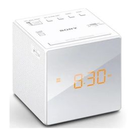 Radio-réveil SONY - ICFC 1 W - Syntoniseur de radio numérique AM/FM - Horloge numérique