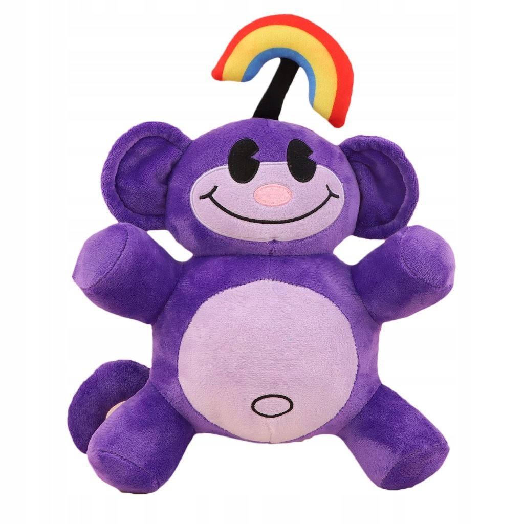 32cm Arc-En-Ciel Singe Kawaii Jouets En Peluche D - 4