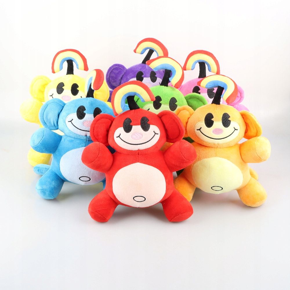 32cm Arc-En-Ciel Singe Kawaii Jouets En Peluche D - 8