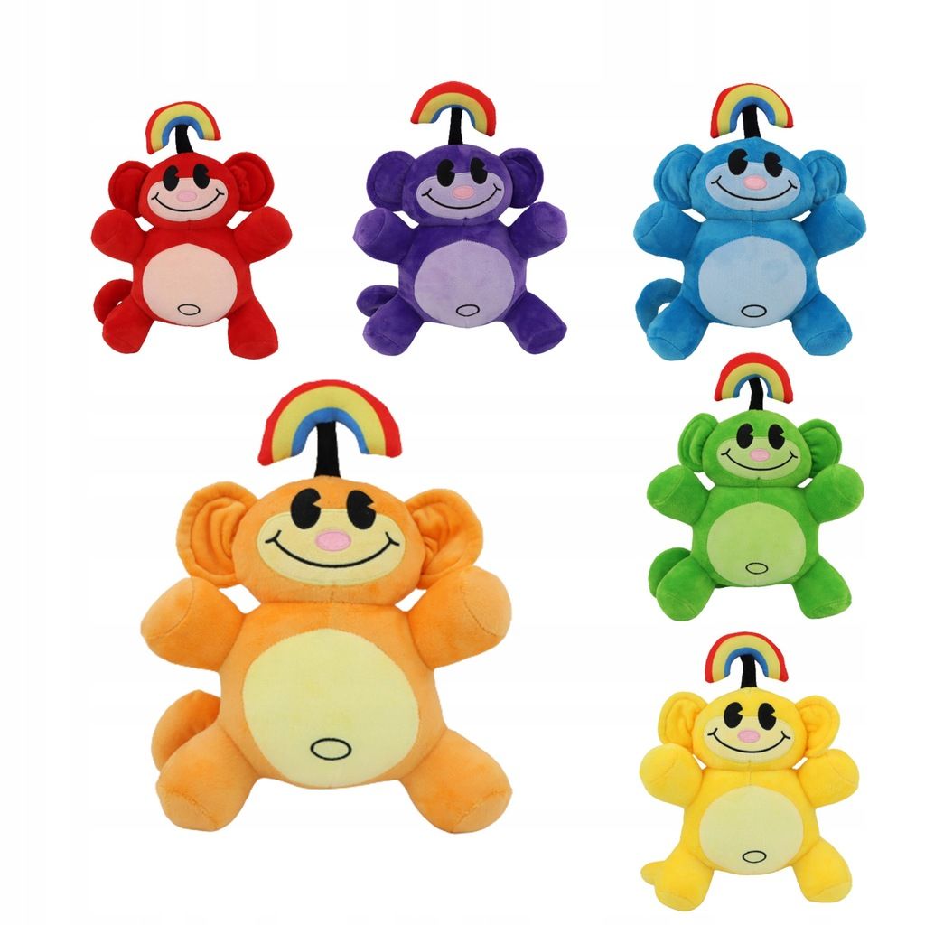 32cm Arc-En-Ciel Singe Kawaii Jouets En Peluche D - 10