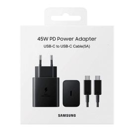 Chargeur Rapide 45w + Cable Usb-C Pour Samsung Galaxy S24 Ultra / S24 Plus /S23 Ultra / S23 Plus /S22 Plus /S22 Ultra