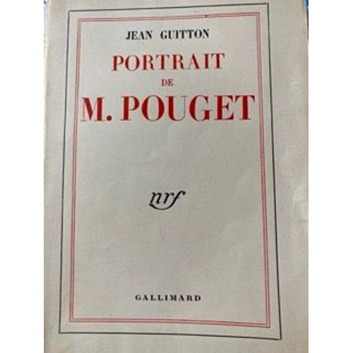 Portrait De M. Pouget Jean Guitton
