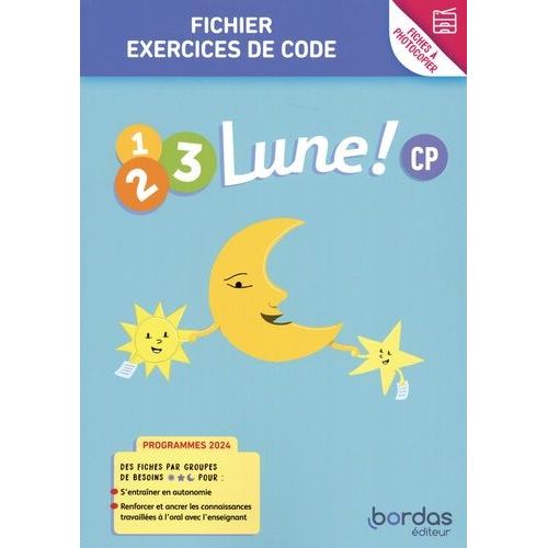 1, 2, 3, Lune ! Cp - Fichier, Exercices De Code
