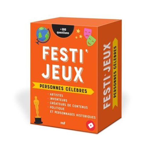 Festi'jeux - Personnes Célèbres - Plus De 600 Questions Pour Côtoyer Les Figures De L?Histoire Et De Notre Époque !