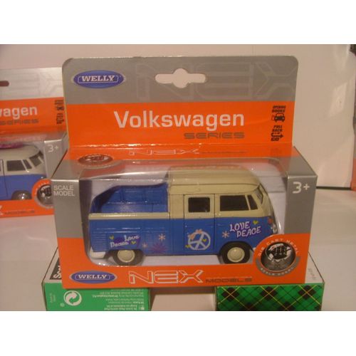 1/43 Welly Volkwagen Séries, T1 Double Cabine Pick-Up - N° 43603 Dt C A1