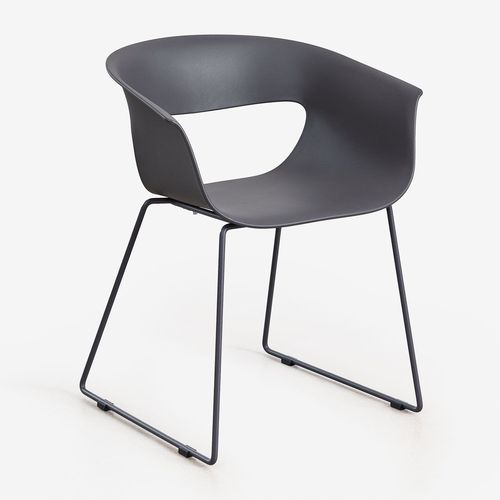 Pack De 4 Chaises De Salle À Manger Alanys Gris Graphite