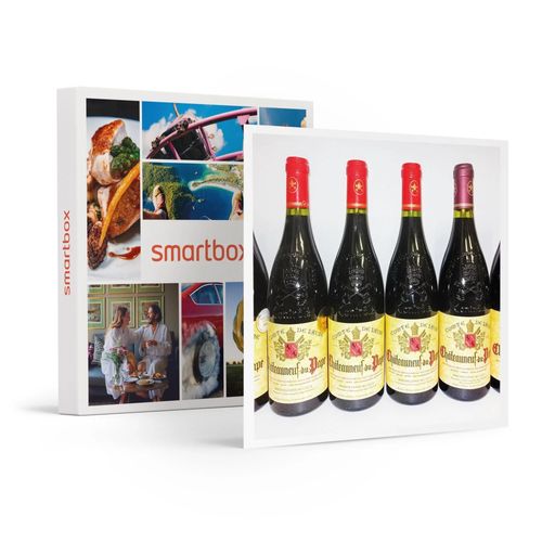 Assortiment De 6 Bouteilles De Châteauneuf-Du-Pape Livré À Domicile - Smartbox - Coffret Cadeau Gastronomie