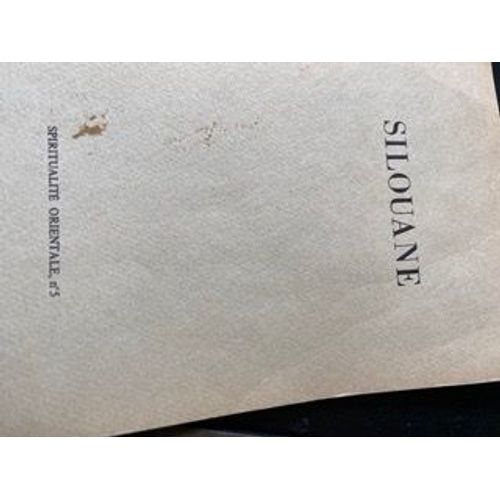 Silouane Spiritualité Orientale N° 5