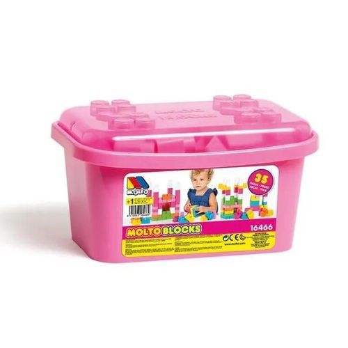 Blocs Boîte De 35 Pièces Rose