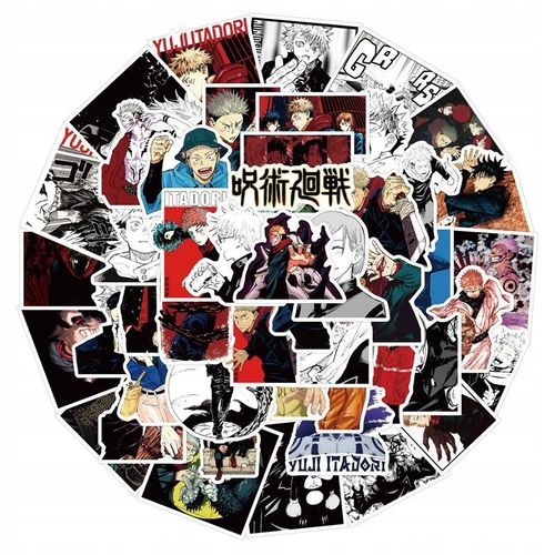 100pcs Anime ju jutsu Kaisen autocollants valise n