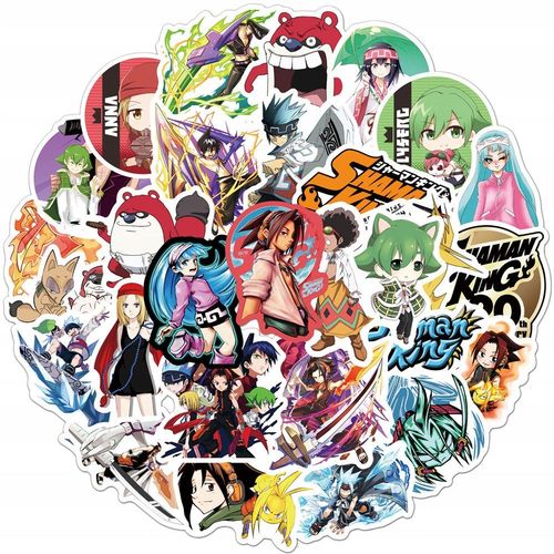 100pcs Anime Shaman King Autocollants Skateboard La