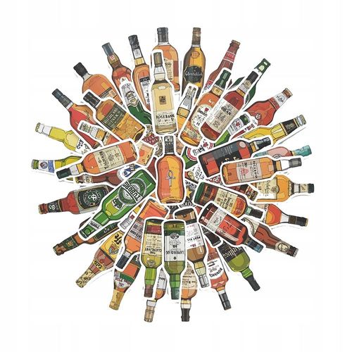 Lot de 100 autocollants esthétiques cool pour bouteille de bière à faire soi-même