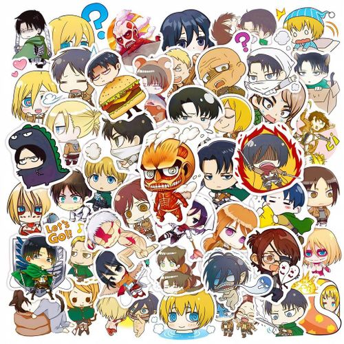Lot de 100 autocollants mignons de dessin animé Hunter X Hunter