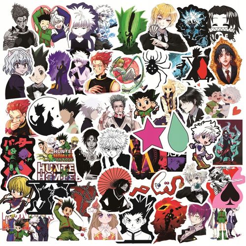 Lot de 100 autocollants Hunter x Hunter Cool Anime Win