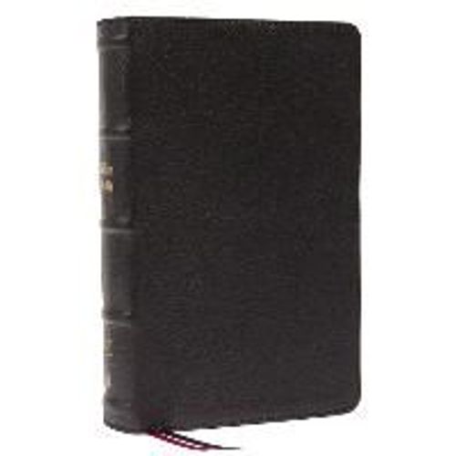 Kjv Holy Bible: Large Print Single-Column With 43,000 End-Of-Verse Cross References, Black Genuine Leather, Personal Size, Red Letter, Comfort Print: King James Version