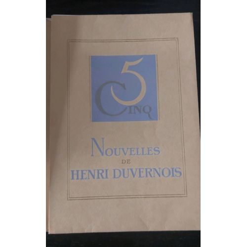 5 Nouvelles De Henri Duvernois