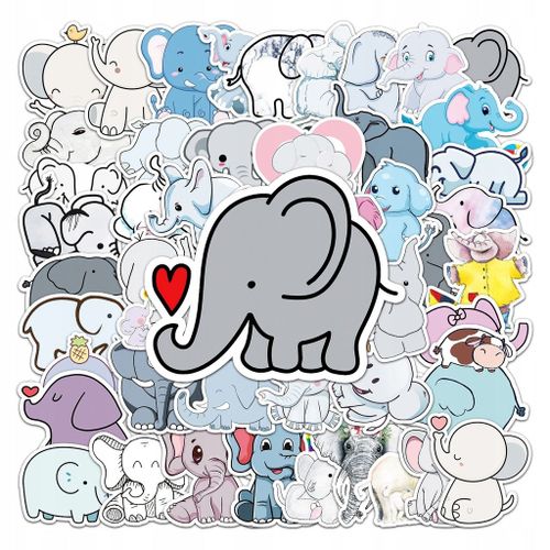 100 Pièces De Caisse Enregistreuse En Forme D'éléphant Mignon De Dessin Animé À La Mode