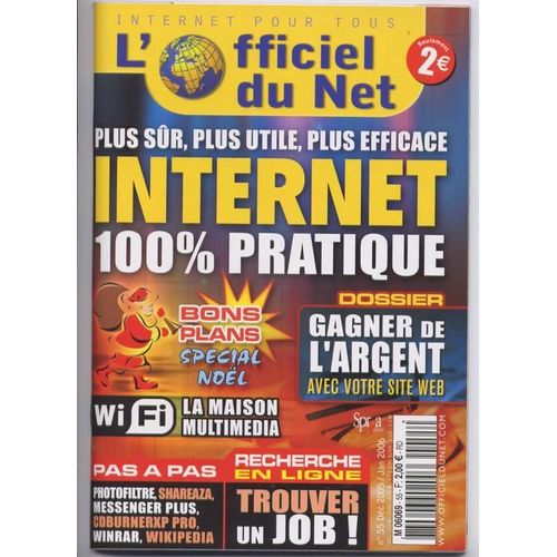 Internet Pour Tous  N° 55 : L'officiel Du Net