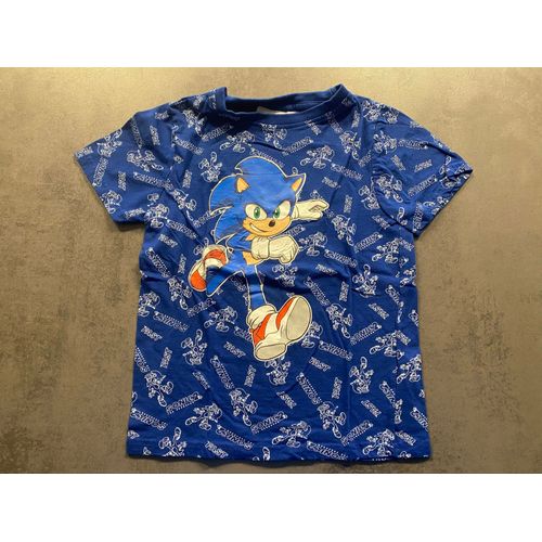 T-Shirt Bleu Sonic Taille 8 Ans Kiabi