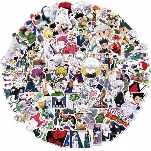 Lot De 100 Autocollants Hunter X Hunter Anime Imperméables