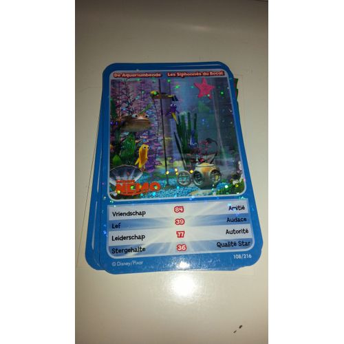 Carte Disney Delhaize N°108 Les Siphonnée Du Bocal (Pailletée)