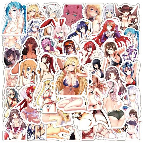 200 Pcs Autocollants Sexy De Mangas De Filles Hentai Autocollants De Sport Pour Enfants, Autocollants De Sport Pour Bouteilles D'eau, Autocollants De Bouteilles D'eau Imperméables Pour Garço