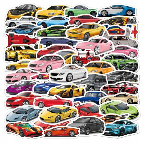 200 Pcs Autocollants De Personnalité De Dessin Animé Pour Voiture Super Running Autocollants De Sport Pour Enfants, Autocollants De Sport Pour Bouteilles D'eau, Autocollants De Bouteilles D'