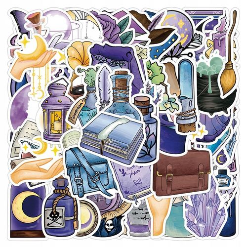 200 Pcs Élixir Magique De Sorcière En Cristal Autocollants De Sport Pour Enfants, Autocollants De Sport Pour Bouteilles D'eau, Autocollants De Bouteilles D'eau Imperméables Pour Garçons, Aut