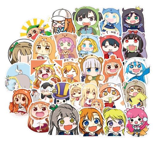 200 Pcs Autocollants Animés Himouto Umaru-Chan Autocollants De Sport Pour Enfants, Autocollants De Sport Pour Bouteilles D'eau, Autocollants De Bouteilles D'eau Imperméables Pour Garçons, Au